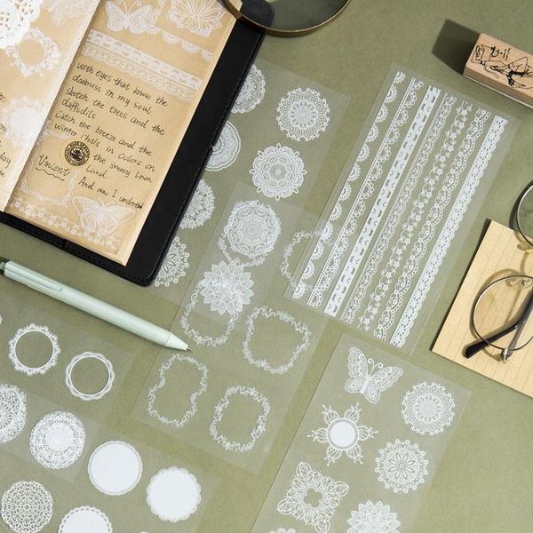 4pcs/pack clear round butterfly flowers scrapbooking pvc lace sticker for diy stationery diary mobile decoration envelope seal gift wrap
4pcs/pack clear round butterfly flowers scrapbooking pvc lace sticker for diy stationery diary mobile decoration envelope seal gift wrap
