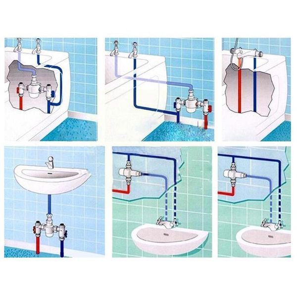 kitchen faucets brass g1/2 male 3 way thermostatic mixing valve shower water temperature control i8g2
kitchen faucets brass g1/2 male 3 way thermostatic mixing valve shower water temperature control i8g2