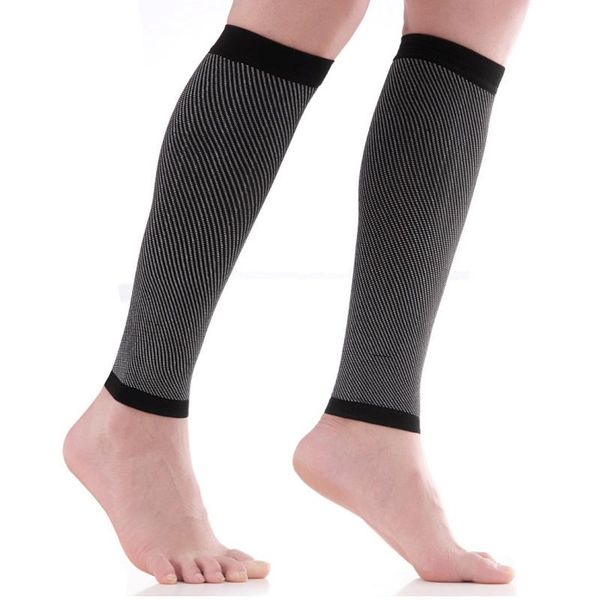 pair sports leg warmer compression socks calf sleeves shin guard cycling football basketball running leggings arm & warmers, Black
pair sports leg warmer compression socks calf sleeves shin guard cycling football basketball running leggings arm & warmers, Black