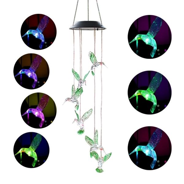 a variety of solar energy hummingbird hanging lamp, transparent butterfly and dragonfly wind chime garden decoration
a variety of solar energy hummingbird hanging lamp, transparent butterfly and dragonfly wind chime garden decoration
