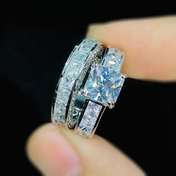 ring set for women wedding silver color luxury vintage engagement fashion jewelry valentines day gift wholesale dd021 rings, Slivery;golden
ring set for women wedding silver color luxury vintage engagement fashion jewelry valentines day gift wholesale dd021 rings, Slivery;golden