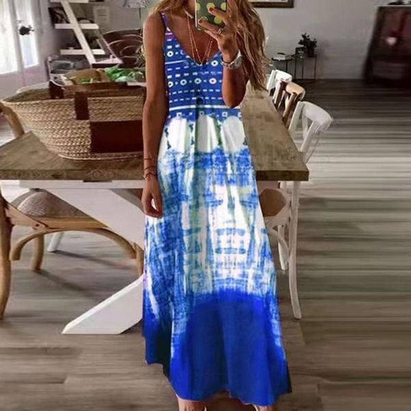 casual dresses women tie-dye gradient suspender maxi dress sleeveless v-neck ankle-length 2021 summer fashion beach party d30, Black;gray
casual dresses women tie-dye gradient suspender maxi dress sleeveless v-neck ankle-length 2021 summer fashion beach party d30, Black;gray