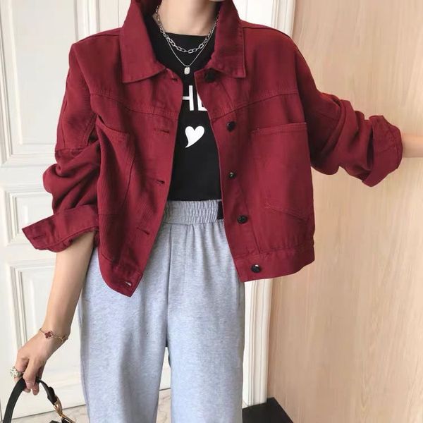 women's leather & faux coat jeans washed for women, korean type work jacket, red wine, white fall, x9fz, Black
women's leather & faux coat jeans washed for women, korean type work jacket, red wine, white fall, x9fz, Black