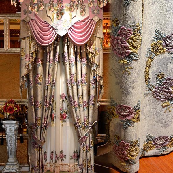 curtain & drapes high-quality custom jacquard blackout curtains for living room windows european style classic high shade bedroom
curtain & drapes high-quality custom jacquard blackout curtains for living room windows european style classic high shade bedroom