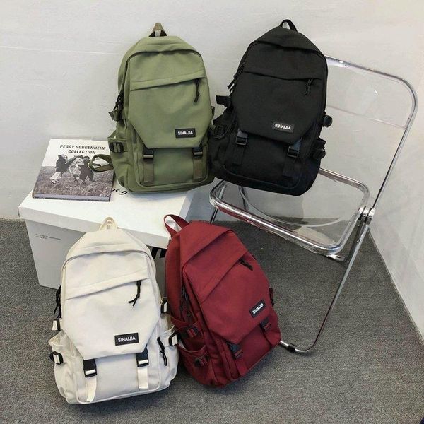 backpack 2021 school bag students simple large capacity versatile fashion solid color classic
backpack 2021 school bag students simple large capacity versatile fashion solid color classic