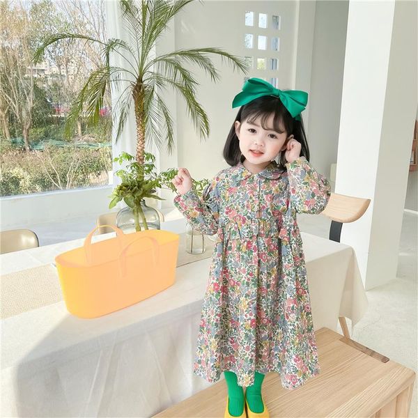 girl's dresses 2021 spring and autumn children's clothing girls floral single-breasted dress baby kids puff sleeve princess, Red;yellow
girl's dresses 2021 spring and autumn children's clothing girls floral single-breasted dress baby kids puff sleeve princess, Red;yellow