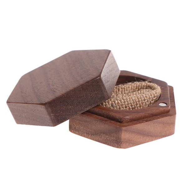 jewelry pouches, bags hexagon wedding wood ring box holder your names and date bearer black walnut practical, Pink;blue
jewelry pouches, bags hexagon wedding wood ring box holder your names and date bearer black walnut practical, Pink;blue