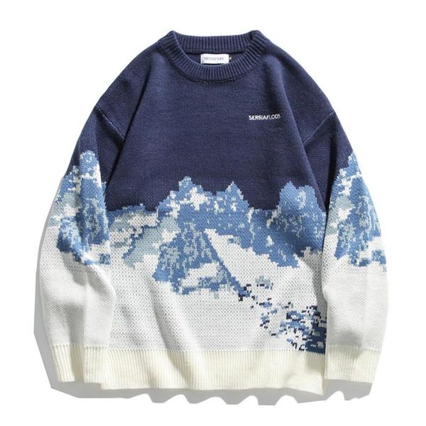 men's sweaters hip hop harajuku sweater men snow mountain retro knitted japanese cotton casual pullover oversized streetwear autumn, White;black
men's sweaters hip hop harajuku sweater men snow mountain retro knitted japanese cotton casual pullover oversized streetwear autumn, White;black