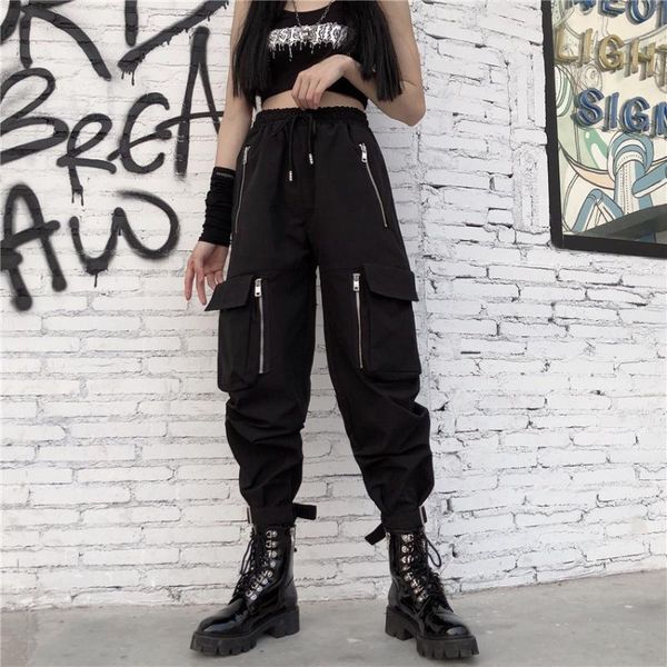 women's pants & capris women harajuku black cargo punk poket zipper high waist trousers streetwear male hip hop loose goth clothes tech, Black;white
women's pants & capris women harajuku black cargo punk poket zipper high waist trousers streetwear male hip hop loose goth clothes tech, Black;white