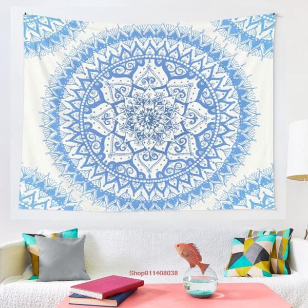 tapestries yin yang mandala in soft blues tapestry wall hanging decor blanket bedding curtain throw
tapestries yin yang mandala in soft blues tapestry wall hanging decor blanket bedding curtain throw