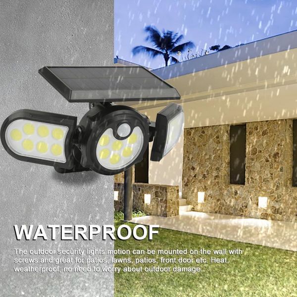 cob/led solar lights 3 head human sensor wall street lamp wall-mounted/ground mode lawn lamps outdoor waterproof
cob/led solar lights 3 head human sensor wall street lamp wall-mounted/ground mode lawn lamps outdoor waterproof