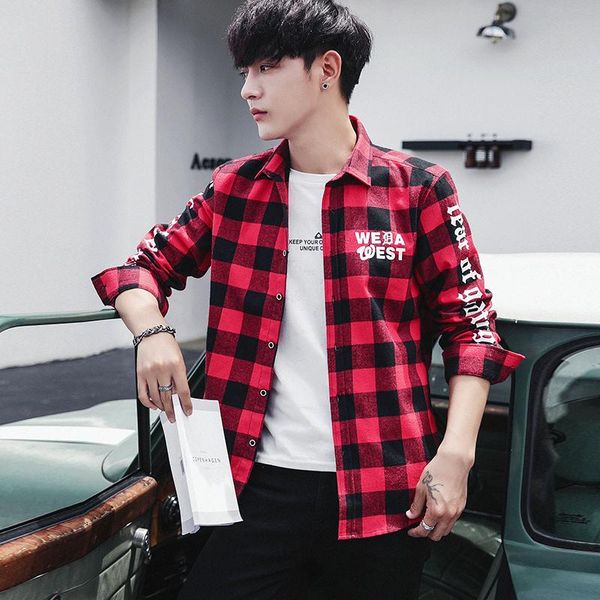 oversize clothing for men 3xl 4xl harajuku shirt 2021 spring fashion printing men's plaid long sleeve shirts button casual, White;black
oversize clothing for men 3xl 4xl harajuku shirt 2021 spring fashion printing men's plaid long sleeve shirts button casual, White;black