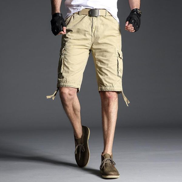 summer men's cargo shorts male 100% cotton multipocketed brand slim fat casual men beach pants 3229, White;black
summer men's cargo shorts male 100% cotton multipocketed brand slim fat casual men beach pants 3229, White;black
