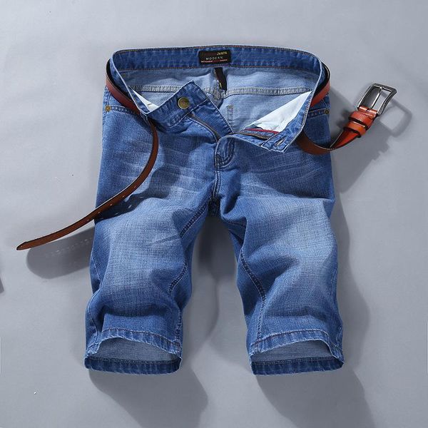 men's jeans denim pants summer thin city casual capris straight fit shorts, Blue
men's jeans denim pants summer thin city casual capris straight fit shorts, Blue
