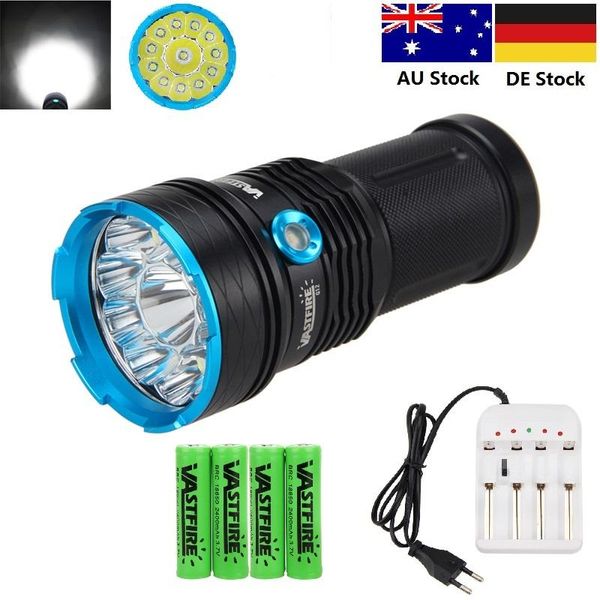 tactical high brightness and power 3 mode 6000 lumens 12 t6 led torch+18650 battery+charger de au stock flashlights torches
tactical high brightness and power 3 mode 6000 lumens 12 t6 led torch+18650 battery+charger de au stock flashlights torches