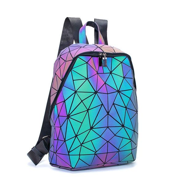 outdoor bags 2021 est geometric luminous backpack women's fashion laplaser lattice for teenage girls school book
outdoor bags 2021 est geometric luminous backpack women's fashion laplaser lattice for teenage girls school book