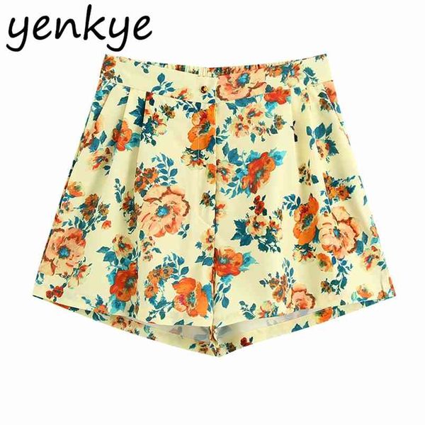 multicolor floral print shorts women back elastic high waist casual holiday boho summer short mujer spodenki damskie 210514, White;black
multicolor floral print shorts women back elastic high waist casual holiday boho summer short mujer spodenki damskie 210514, White;black