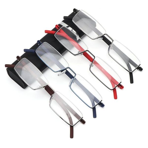 sunglasses retro men and women spring hinge tr90 readers anti eyestrain half frame reading glasses with case presbyopia eyeglasses, White;black
sunglasses retro men and women spring hinge tr90 readers anti eyestrain half frame reading glasses with case presbyopia eyeglasses, White;black
