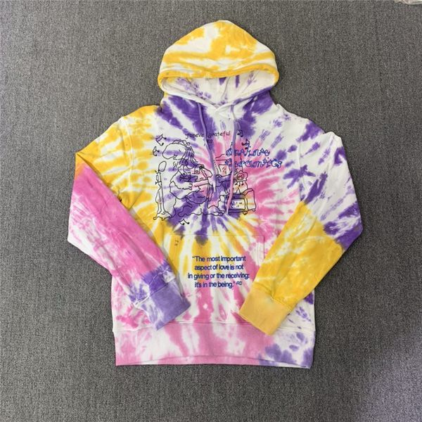 hoodies 21ss hip-hop kanye west heavy fabric online ceramics flowers tie dye hoodie men women hooded loose pullover, Black
hoodies 21ss hip-hop kanye west heavy fabric online ceramics flowers tie dye hoodie men women hooded loose pullover, Black