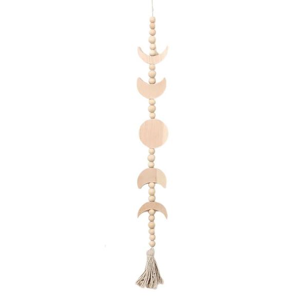 other home decor moon phase wall hanging wood beaded garland with woven tassel window decorative art ornaments
other home decor moon phase wall hanging wood beaded garland with woven tassel window decorative art ornaments