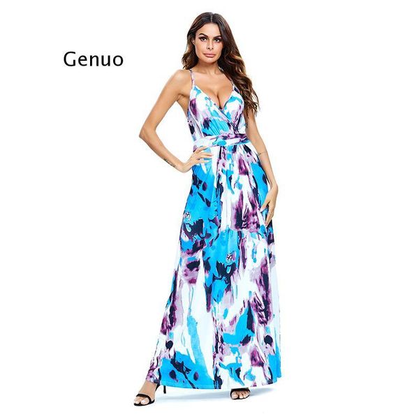 women's sling floral long dresses arrival summer boho v-neck sleeveless party beach floarl print maxi dress casual sundress, Black;gray
women's sling floral long dresses arrival summer boho v-neck sleeveless party beach floarl print maxi dress casual sundress, Black;gray