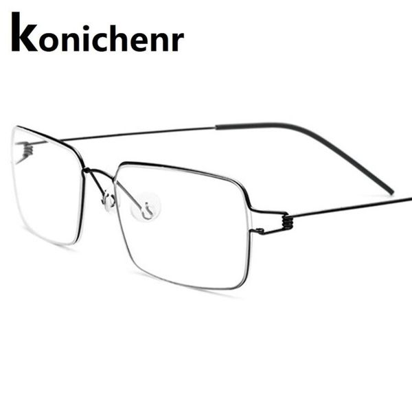 fashion sunglasses frames konichenr titanium glasses frame men ultralight square optical myopia prescription eyeglasses korean screwless eye, Black
fashion sunglasses frames konichenr titanium glasses frame men ultralight square optical myopia prescription eyeglasses korean screwless eye, Black