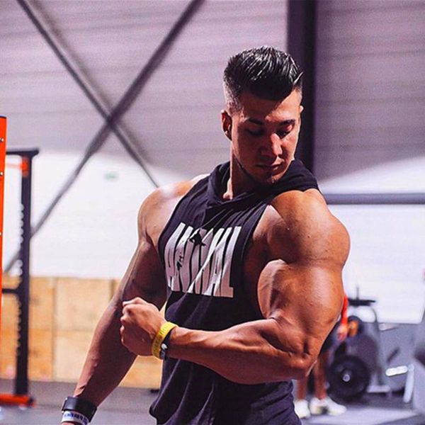 men's hoodies & sweatshirts summer cotton hooded sports fitness clothing bodybuilding vest sleeveless trend muscle casual, Black
men's hoodies & sweatshirts summer cotton hooded sports fitness clothing bodybuilding vest sleeveless trend muscle casual, Black