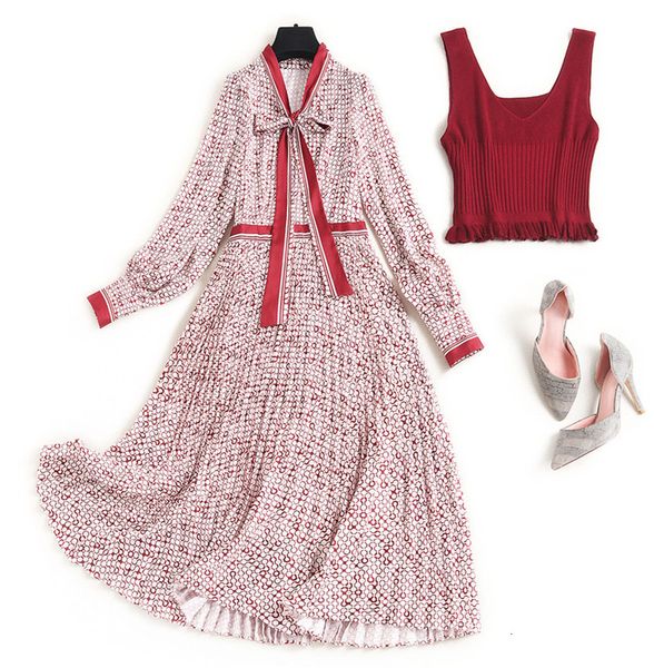 dress spring fashion woman runway clothes designers bow collar sleeves in geometric printing suit piece dressed, Black;gray
dress spring fashion woman runway clothes designers bow collar sleeves in geometric printing suit piece dressed, Black;gray