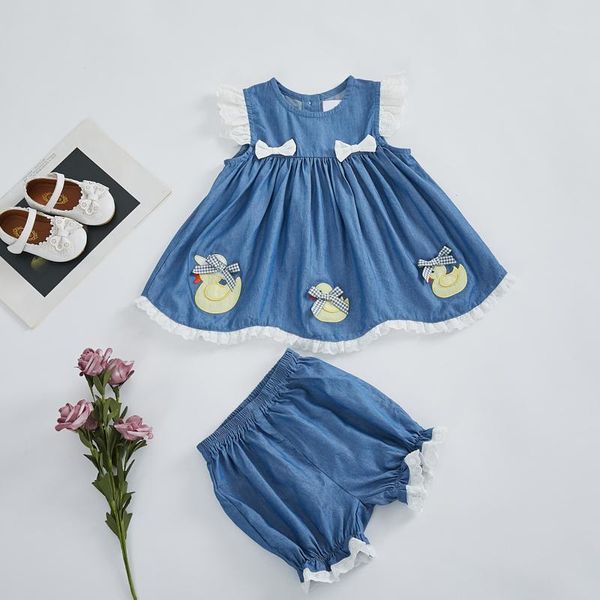 girl's dresses 2pcs baby bouqitue clothes toddler girl denim embroidered dress summer infant wn017, Red;yellow
girl's dresses 2pcs baby bouqitue clothes toddler girl denim embroidered dress summer infant wn017, Red;yellow