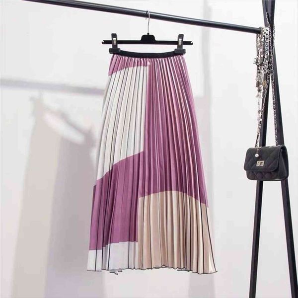 patchwork satin pleated spring women skirt autumn fashion european cartoon print mid calf high waisted quality, Black
patchwork satin pleated spring women skirt autumn fashion european cartoon print mid calf high waisted quality, Black