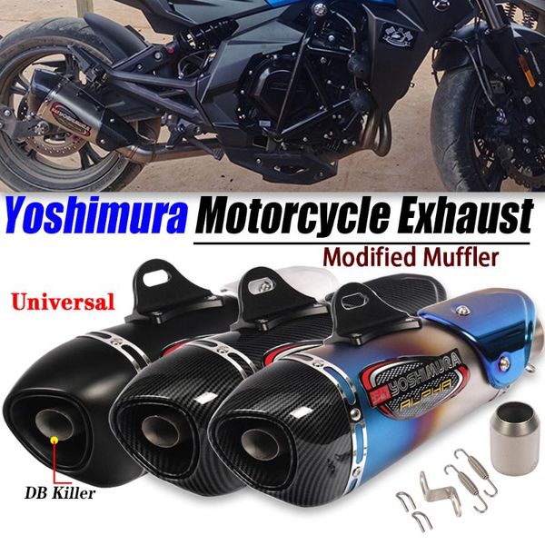 motorcycle exhaust system yoshimura 51mm escape moto motocross muffler with db killer for ninja400 pcx125 nmax150
motorcycle exhaust system yoshimura 51mm escape moto motocross muffler with db killer for ninja400 pcx125 nmax150