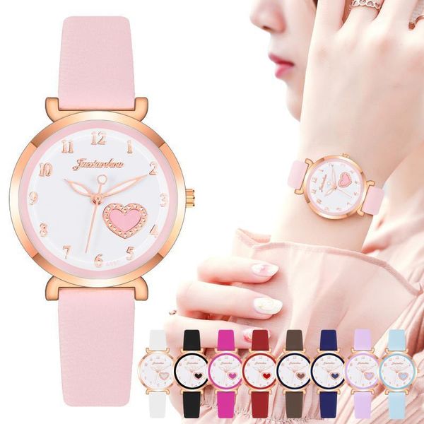 wristwatches cute womens wristwatch kawaii female wrist watch fashion pink leather strap heart-shaped arabic digital dial ladies quartz, Slivery;brown
wristwatches cute womens wristwatch kawaii female wrist watch fashion pink leather strap heart-shaped arabic digital dial ladies quartz, Slivery;brown