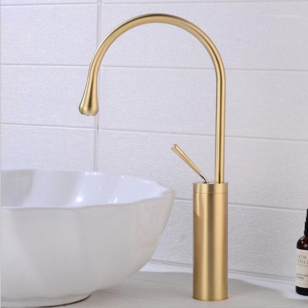 gold bathroom basin faucet tall/short 360 rotation brass single handle and cold water sink mixer tap faucets1
gold bathroom basin faucet tall/short 360 rotation brass single handle and cold water sink mixer tap faucets1
