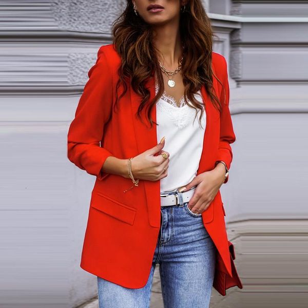 women's suits & blazers hirigin woman autumn solid color temperament suit jacket with pocket long sleeve lapel buttonless double layer, White;black
women's suits & blazers hirigin woman autumn solid color temperament suit jacket with pocket long sleeve lapel buttonless double layer, White;black