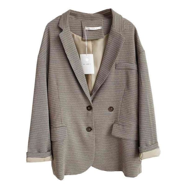 women's suits & blazers office ladies notched collar plaid women blazer double breasted autumn jacket casual pockets female coat r, White;black
women's suits & blazers office ladies notched collar plaid women blazer double breasted autumn jacket casual pockets female coat r, White;black