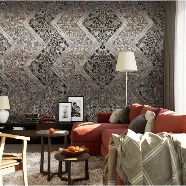 wallpapers custom 3d wall paper modern metal geometric abstract national style mural for living room papers home decor
wallpapers custom 3d wall paper modern metal geometric abstract national style mural for living room papers home decor