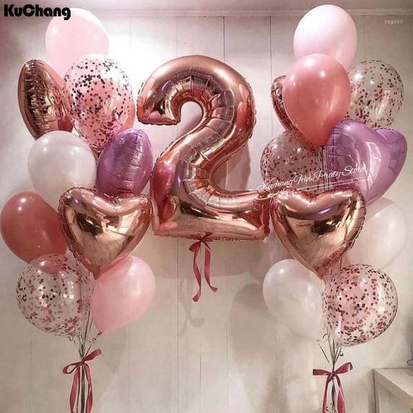 23pcs number foil birthday balloons latex confetti helium kids baby girl balloon wedding party decoration supplies
23pcs number foil birthday balloons latex confetti helium kids baby girl balloon wedding party decoration supplies