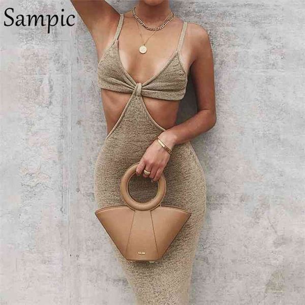 sampic 2021 women strap khaki hollow out long party bodycon dress ladies v neck backless night club cut out wrap dress, Black;gray
sampic 2021 women strap khaki hollow out long party bodycon dress ladies v neck backless night club cut out wrap dress, Black;gray