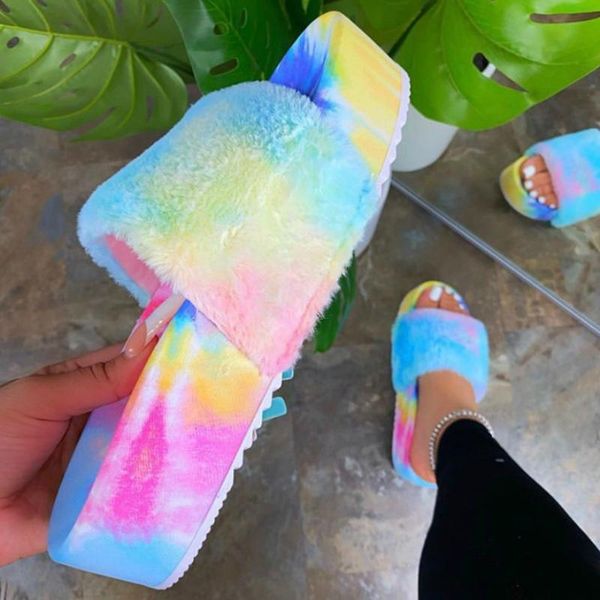 summer fur slippers women mid platform wedges thick sole multi beach outdoor slides casual fashion sandals ladies shoes female, Black
summer fur slippers women mid platform wedges thick sole multi beach outdoor slides casual fashion sandals ladies shoes female, Black