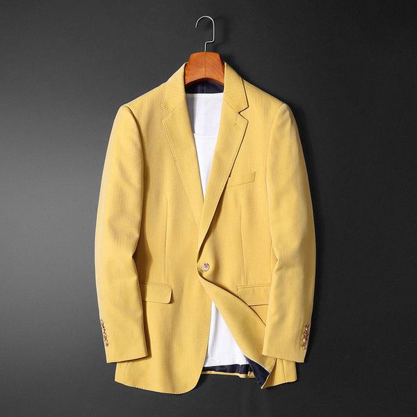 yellow mens blazer vintage luxury slim fit jacket homme business formal dress male suit men's suits & blazers, White;black
yellow mens blazer vintage luxury slim fit jacket homme business formal dress male suit men's suits & blazers, White;black