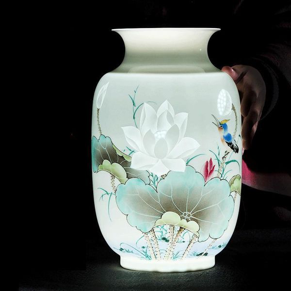 vases jingdezhen hand-painted ceramic vase exquisite vintage desk accessories crafts traditional ancient porcelain collection
vases jingdezhen hand-painted ceramic vase exquisite vintage desk accessories crafts traditional ancient porcelain collection