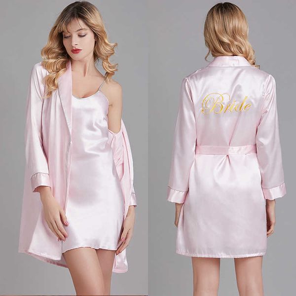 yaoting ice silk pajamas women's summer silk robe two piece embroidery bride robe morning robe bathrobe 1533 dressing gown nightdress, Black;red
yaoting ice silk pajamas women's summer silk robe two piece embroidery bride robe morning robe bathrobe 1533 dressing gown nightdress, Black;red