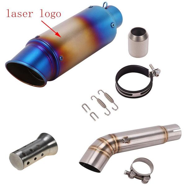 motorcycle gp project exhaust pipe muffler and middle link with db killer for variation hornet 600 cb600f cb600 2007-2013 system
motorcycle gp project exhaust pipe muffler and middle link with db killer for variation hornet 600 cb600f cb600 2007-2013 system