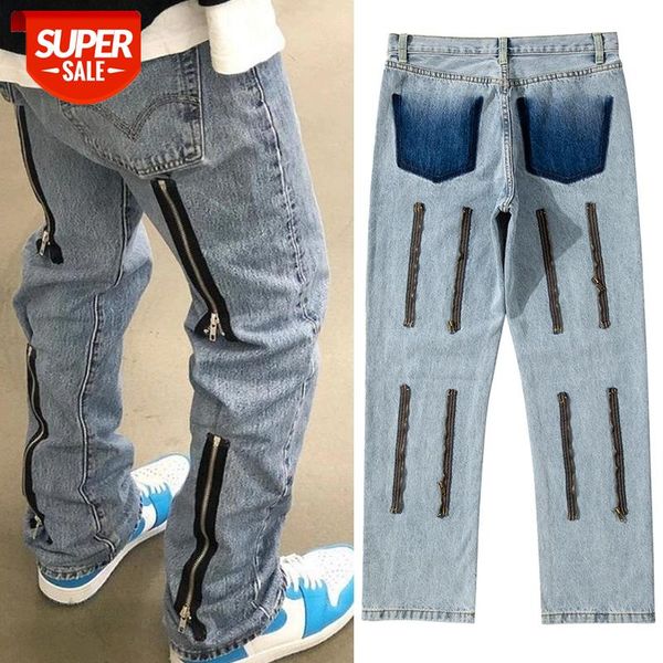 streetwear back zipper fake pockets washed mens jeans harajuku straight retro baggy denim trousers oversize loose jean pants #ri5w, Blue
streetwear back zipper fake pockets washed mens jeans harajuku straight retro baggy denim trousers oversize loose jean pants #ri5w, Blue