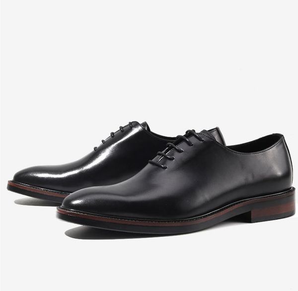 dress shoes handmade derby formal business fashion patent leather lace up brogue men, Black
dress shoes handmade derby formal business fashion patent leather lace up brogue men, Black