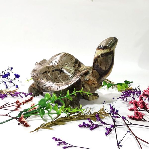 decorative objects & figurines natural hand crafts crystal septarium tortoise shape carving for home decoration lj 
decorative objects & figurines natural hand crafts crystal septarium tortoise shape carving for home decoration lj