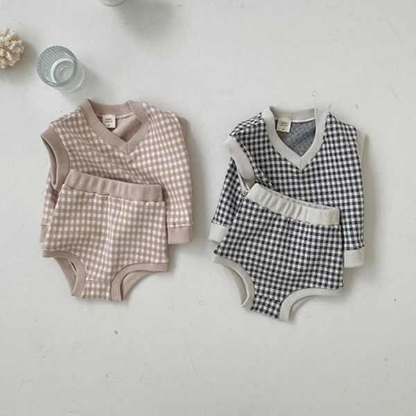 clothing sets bobotcnunu kids clothes set boys sleeveless knitted vest autumn flexible shorts children knitwear toddlers girls, White
clothing sets bobotcnunu kids clothes set boys sleeveless knitted vest autumn flexible shorts children knitwear toddlers girls, White
