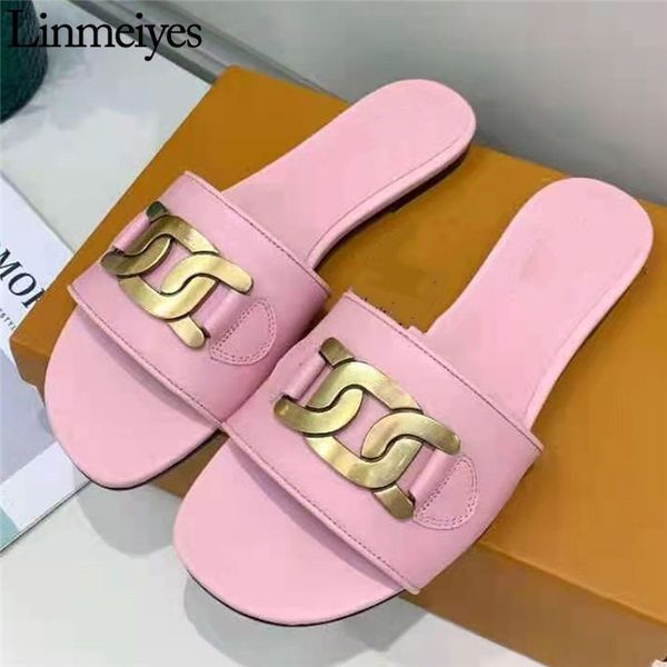 summer flat round toe genuine leather mules shoes woman fashion metal buckle outdoor casual flats slippers women, Black
summer flat round toe genuine leather mules shoes woman fashion metal buckle outdoor casual flats slippers women, Black