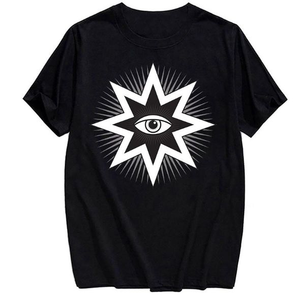 men's t-shirts cloocl eyes sign men abstract design cotton personality tees diy teens clothing harajuku clothes, White;black 
men's t-shirts cloocl eyes sign men abstract design cotton personality tees diy teens clothing harajuku clothes, White;black