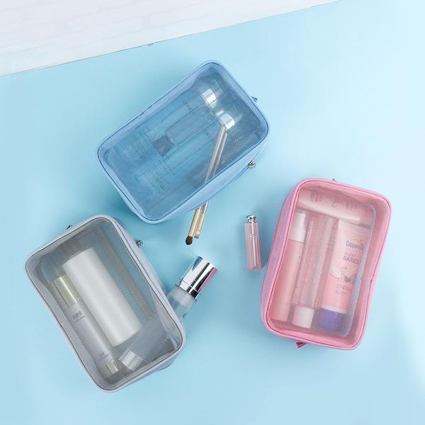 summer simple korea japanese style normcore minimalist women men business travel clear mesh cosmetic bag portable gift bags & cases
summer simple korea japanese style normcore minimalist women men business travel clear mesh cosmetic bag portable gift bags & cases